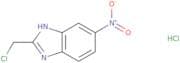 2-(Chloromethyl)-6-nitro-1H-1,3-benzodiazole hydrochloride