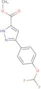 Methyl 5-[4-(difluoromethoxy)phenyl]-1H-pyrazole-3-carboxylate