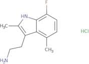 2-(7-Fluoro-2,4-dimethyl-1H-indol-3-yl)ethanamine hydrochloride