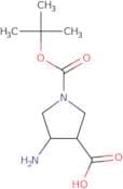 4-Amino-1-[(tert-butoxy)carbonyl]pyrrolidine-3-carboxylic acid