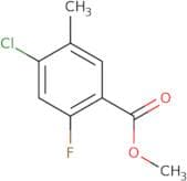 Methyl 4-chloro-2-fluoro-5-methylbenzoate
