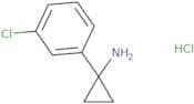 1-(3-chlorophenyl)cyclopropanamine. hcl
