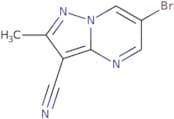6-Bromo-2-methylpyrazolo[1,5-a]pyrimidine-3-carbonitrile