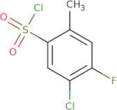 5-Chloro-4-fluoro-2-methylbenzenesulfonyl chloride