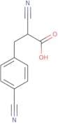 2-Cyano-3-(4-cyanophenyl)propanoic acid