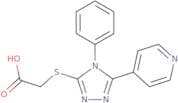2-{[4-Phenyl-5-(pyridin-4-yl)-4H-1,2,4-triazol-3-yl]sulfanyl}acetic acid