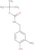 tert-Butyl N-[(3-amino-4-hydroxyphenyl)methyl]carbamate