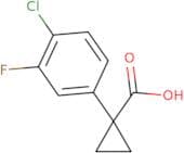 1-(4-Chloro-3-fluorophenyl)cyclopropane-1-carboxylic acid