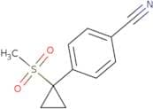 4-(1-Methanesulfonylcyclopropyl)benzonitrile