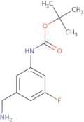 tert-Butyl N-[3-(aminomethyl)-5-fluorophenyl]carbamate