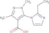 5-(2-Ethyl-1H-imidazol-1-yl)-1,3-dimethyl-1H-pyrazole-4-carboxylic acid