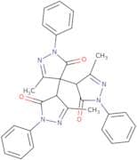 5-Methyl-4,4-bis(3-methyl-5-oxo-1-phenyl-4H-pyrazol-4-yl)-2-phenylpyrazol-3-one