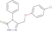 5-(4-Chlorophenoxymethyl)-4-phenyl-4H-1,2,4-triazole-3-thiol