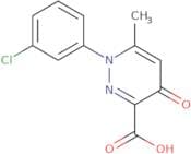 1-(3-Chlorophenyl)-6-methyl-4-oxo-1,4-dihydropyridazine-3-carboxylic acid