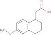 2-(6-Methoxy-1,2,3,4-tetrahydronaphthalen-1-yl)acetic acid