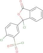 2-Chloro-5-(1-chloro-1,3-dihydro-3-oxo-1-isobenzofuranyl)-benzenesulfonyl chloride