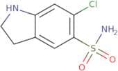6-Chloro-2,3-dihydro-1H-indole-5-sulfonamide
