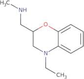 [(4-Ethyl-3,4-dihydro-2H-1,4-benzoxazin-2-yl)methyl](methyl)amine