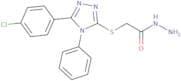 2-{[5-(4-Chlorophenyl)-4-phenyl-4H-1,2,4-triazol-3-yl]sulfanyl}acetohydrazide