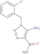5-Amino-1-[(2-chlorophenyl)methyl]-1H-1,2,3-triazole-4-carboxamide