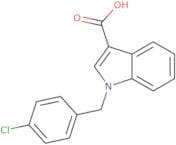 1-[(4-Chlorophenyl)methyl]-1H-indole-3-carboxylic acid