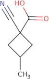1-Cyano-3-methylcyclobutane-1-carboxylic acid