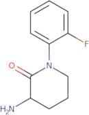3-Amino-1-(2-fluorophenyl)piperidin-2-one