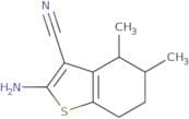 2-Amino-4,5-dimethyl-4,5,6,7-tetrahydro-1-benzothiophene-3-carbonitrile