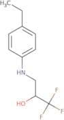 3-[(4-Ethylphenyl)amino]-1,1,1-trifluoropropan-2-ol