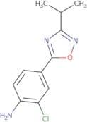 2-Chloro-4-[3-(propan-2-yl)-1,2,4-oxadiazol-5-yl]aniline