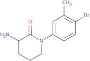 3-Amino-1-(4-bromo-3-methylphenyl)piperidin-2-one
