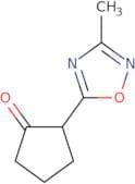 2-(3-Methyl-1,2,4-oxadiazol-5-yl)cyclopentan-1-one
