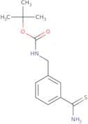 tert-Butyl N-[(3-carbamothioylphenyl)methyl]carbamate