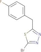 2-Bromo-5-[(4-fluorophenyl)methyl]-1,3,4-thiadiazole