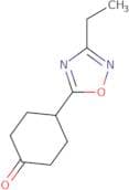 4-(3-Ethyl-1,2,4-oxadiazol-5-yl)cyclohexan-1-one