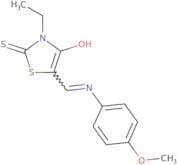 3-ethyl-5-(((4-methoxyphenyl)amino)methylene)-2-thioxo-1,3-thiazolidin-4-one