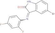 3-((2,4-difluorophenyl)imino)-5-bromoindolin-2-one