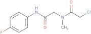 2-Chloro-N-{[(4-fluorophenyl)carbamoyl]methyl}-N-methylacetamide