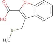 3-[(Methylsulfanyl)methyl]-1-benzofuran-2-carboxylic acid