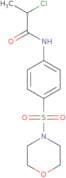 2-Chloro-N-[4-(morpholin-4-ylsulfonyl)phenyl]propanamide
