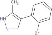 4-(2-Bromophenyl)-3-methyl-1H-pyrazole