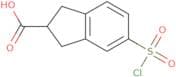 5-(Chlorosulfonyl)-2,3-dihydro-1H-indene-2-carboxylic acid