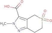 2-Methyl-2,4,6,7-tetrahydrothiopyrano[4,3-c]pyrazole-3-carboxylic acid 5,5-dioxide