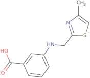 3-(((4-Methylthiazol-2-yl)methyl)amino)benzoic acid