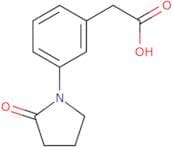 2-[3-(2-Oxopyrrolidin-1-yl)phenyl]acetic acid