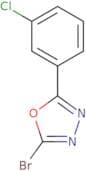 2-Bromo-5-(3-chlorophenyl)-1,3,4-oxadiazole