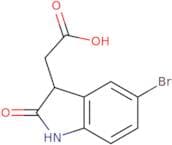 2-(5-Bromo-2-oxo-2,3-dihydro-1H-indol-3-yl)acetic acid