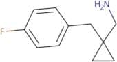 {1-[(4-Fluorophenyl)methyl]cyclopropyl}methanamine