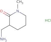 3-(Aminomethyl)-1-methyl-2-piperidinone hydrochloride