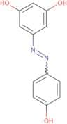 (E)-5-((4-Hydroxyphenyl)diazenyl)benzene-1,3-diol